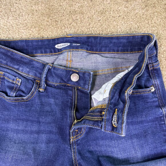 Old Navy Rockstar Super Skinny Women's Size 2 Stretch Blue Denim 28x26 E795 - Picture 3 of 11